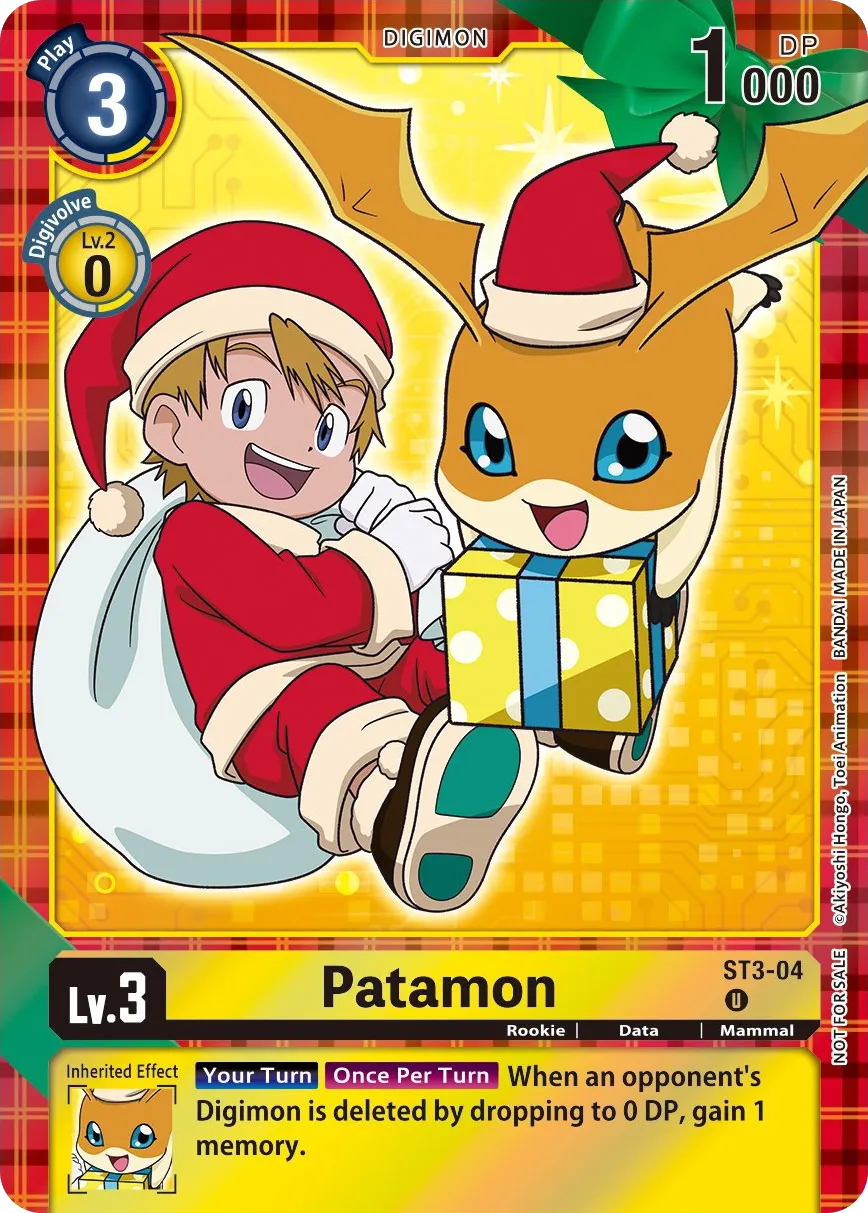 Patamon &mdash; Digimon Card Game card