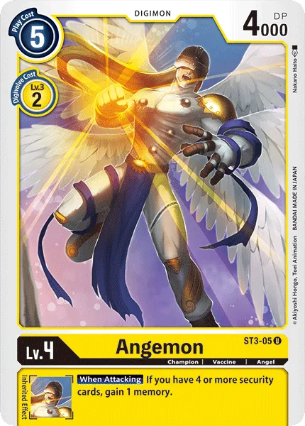 Angemon &mdash; Digimon Card Game card