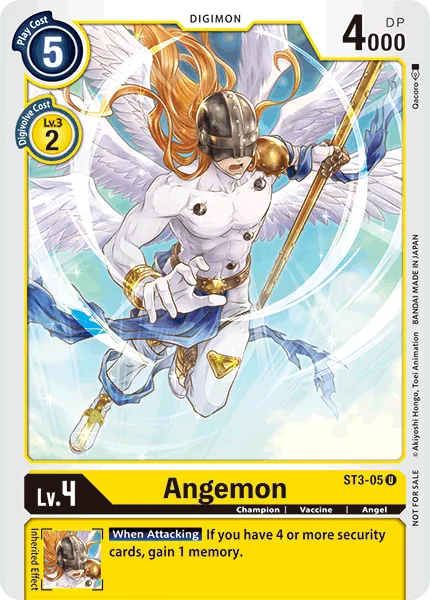 Angemon &mdash; Digimon Card Game card
