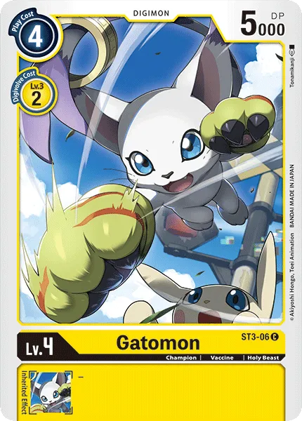 Gatomon &mdash; Digimon Card Game card