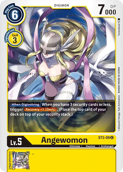 Angewomon &mdash; Digimon Card Game card
