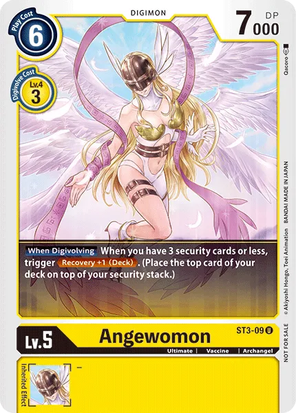 Angewomon &mdash; Digimon Card Game card