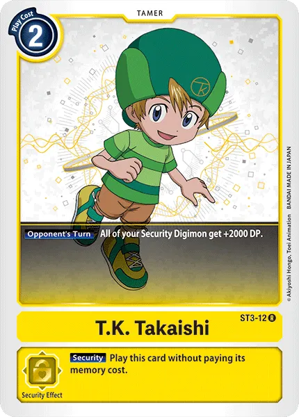 T.K. Takaishi &mdash; Digimon Card Game card
