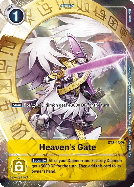 Heaven's Gate &mdash; Digimon Card Game card