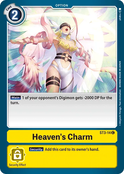 Heaven's Charm &mdash; Digimon Card Game card