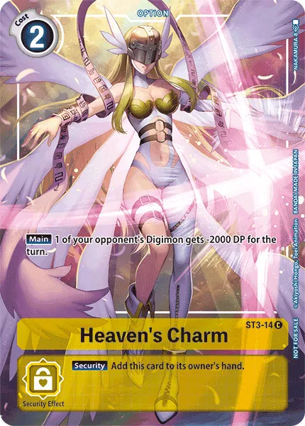 Heaven's Charm &mdash; Digimon Card Game card