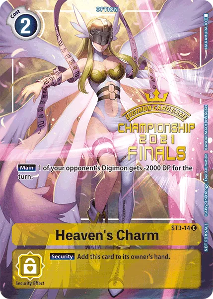 Heaven's Charm &mdash; Digimon Card Game card