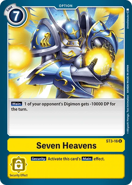 Seven Heavens &mdash; Digimon Card Game card