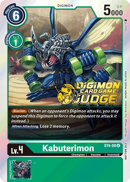 Kabuterimon &mdash; Digimon Card Game card