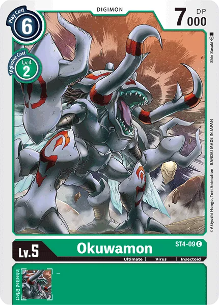 Okuwamon &mdash; Digimon Card Game card