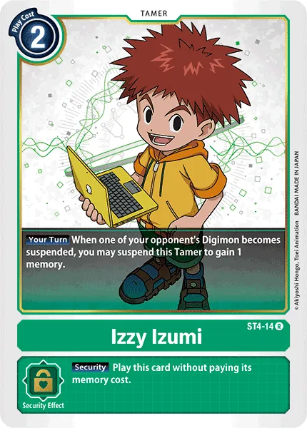 Izzy Izumi &mdash; Digimon Card Game card