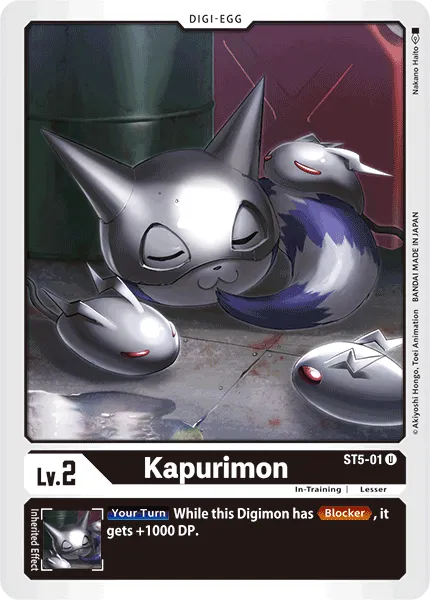 Kapurimon &mdash; Digimon Card Game card