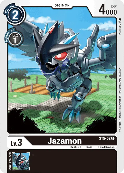 Jazamon &mdash; Digimon Card Game card