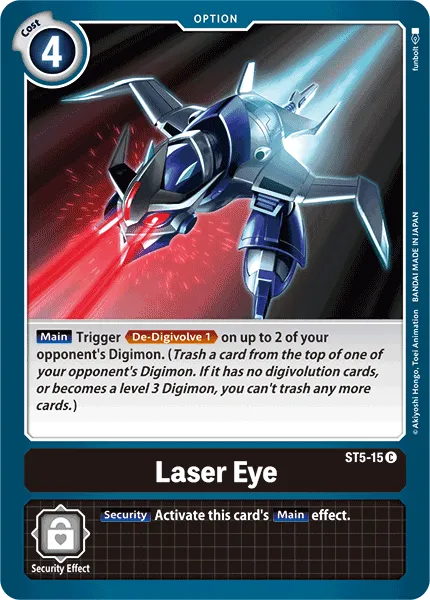 Laser Eye &mdash; Digimon Card Game card