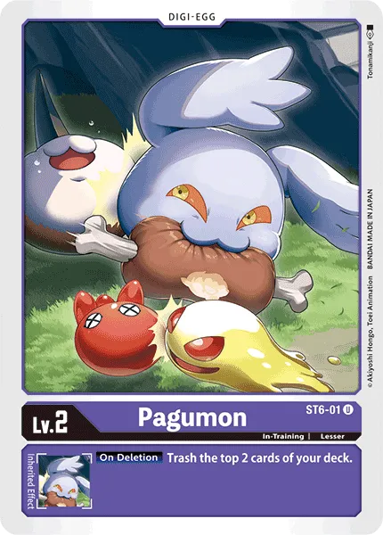 Pagumon &mdash; Digimon Card Game card