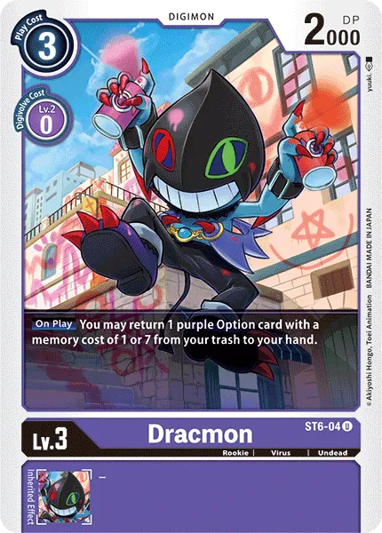 Dracmon &mdash; Digimon Card Game card