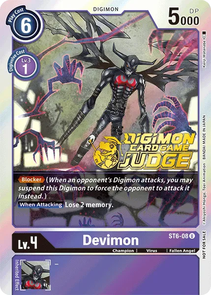 Devimon &mdash; Digimon Card Game card