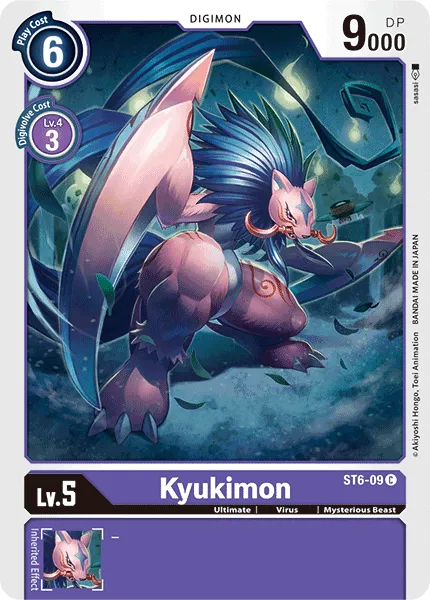Kyukimon &mdash; Digimon Card Game card