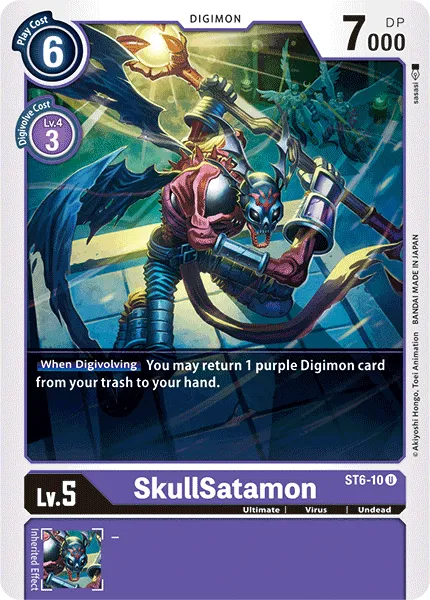 SkullSatamon &mdash; Digimon Card Game card