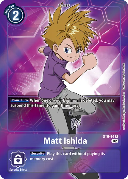 Matt Ishida &mdash; Digimon Card Game card