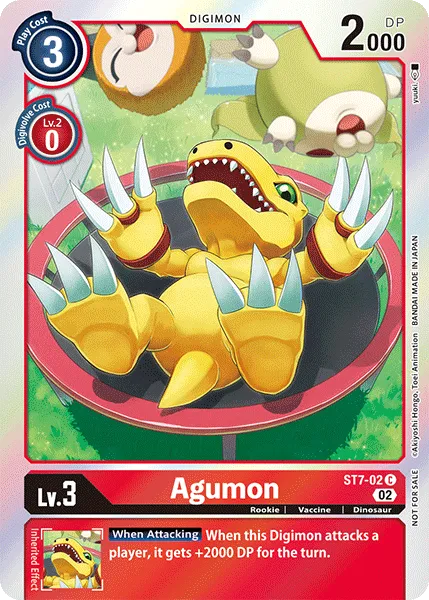 Agumon &mdash; Digimon Card Game card