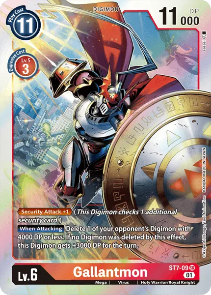 Gallantmon &mdash; Digimon Card Game card