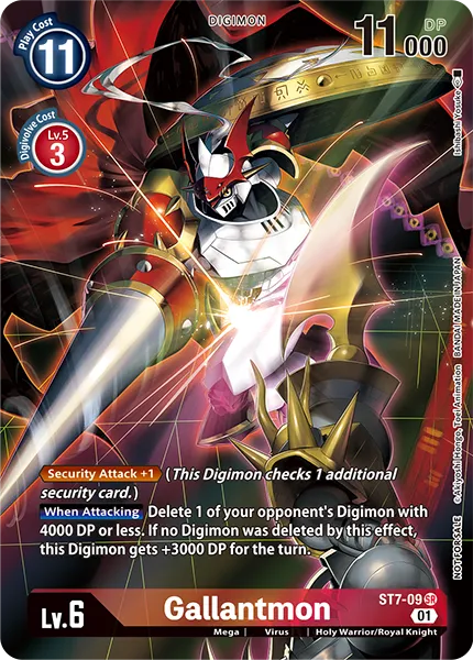 Gallantmon &mdash; Digimon Card Game card