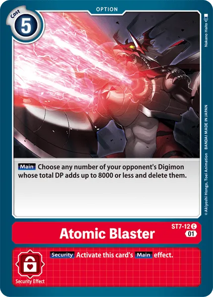 Atomic Blaster &mdash; Digimon Card Game card
