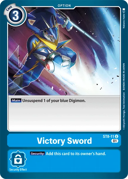 Victory Sword &mdash; Digimon Card Game card