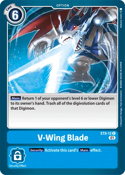 V-Wing Blade &mdash; Digimon Card Game card
