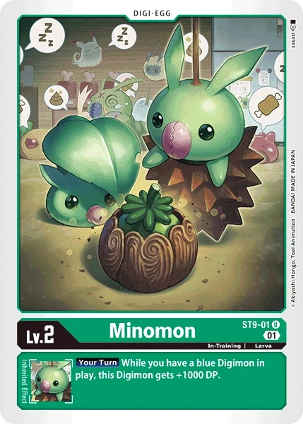 Minomon &mdash; Digimon Card Game card