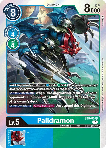 Paildramon &mdash; Digimon Card Game card