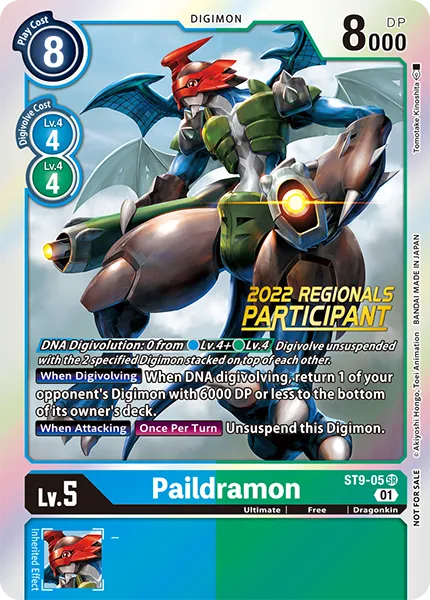 Paildramon &mdash; Digimon Card Game card