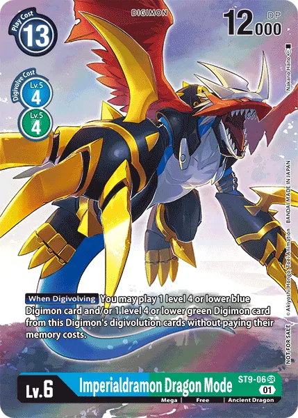 Imperialdramon Dragon Mode &mdash; Digimon Card Game card
