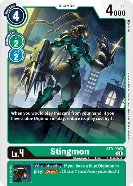Stingmon &mdash; Digimon Card Game card