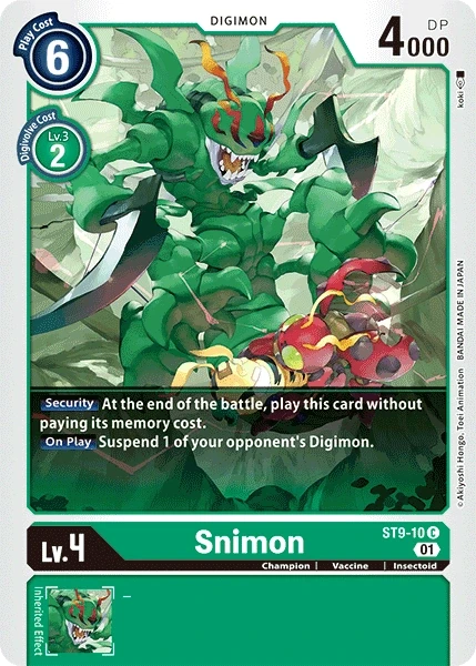 Snimon &mdash; Digimon Card Game card