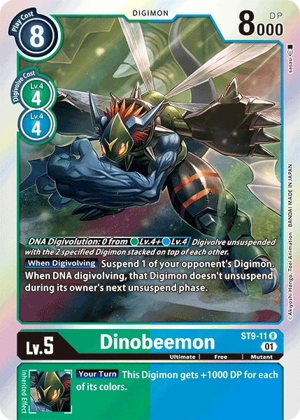 Dinobeemon &mdash; Digimon Card Game card