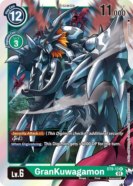GranKuwagamon &mdash; Digimon Card Game card