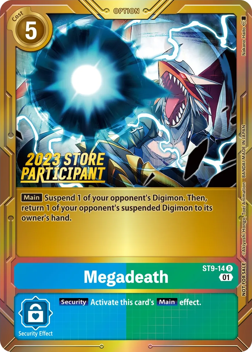 Megadeath &mdash; Digimon Card Game card