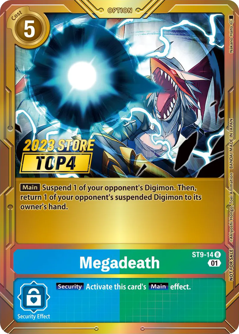 Megadeath &mdash; Digimon Card Game card