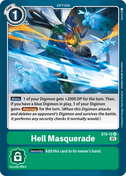 Hell Masquerade &mdash; Digimon Card Game card