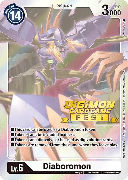 Diaboromon &mdash; Digimon Card Game card