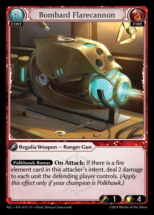 Bombard Flarecannon &mdash; Grand Archive TCG card