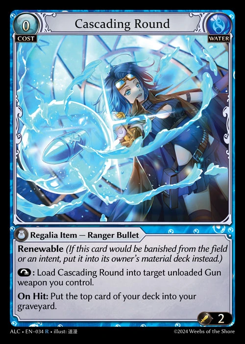 Cascading Round &mdash; Grand Archive TCG card