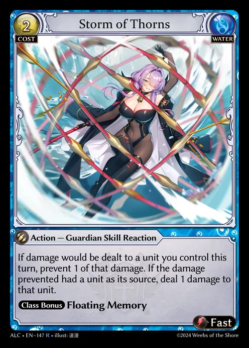 Storm of Thorns &mdash; Grand Archive TCG card