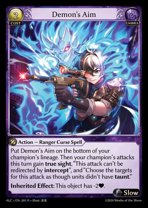 Demon's Aim &mdash; Grand Archive TCG card