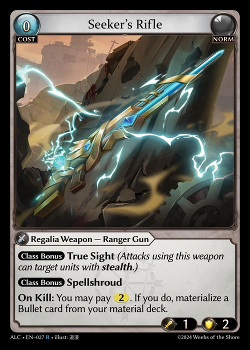 Seeker's Rifle &mdash; Grand Archive TCG card
