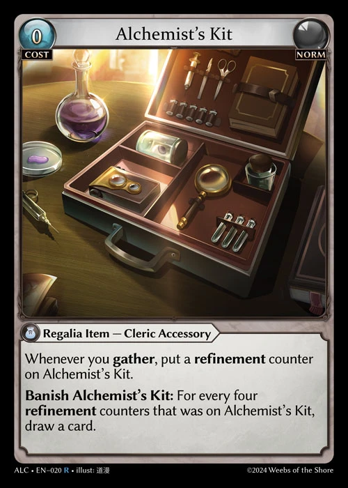 Alchemist's Kit &mdash; Grand Archive TCG card