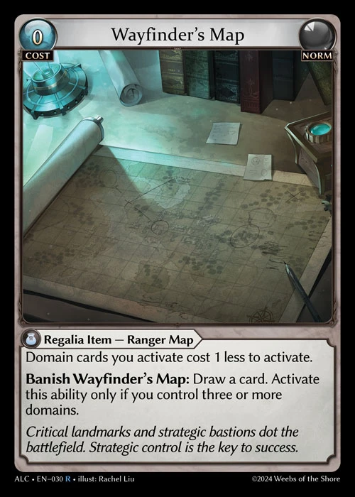 Wayfinder's Map &mdash; Grand Archive TCG card