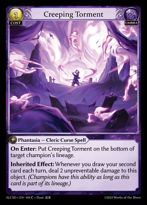 Creeping Torment &mdash; Grand Archive TCG card